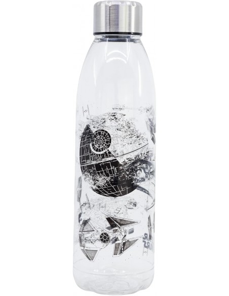 Botella de agua reutilizable de Tritan con diseño de Star Wars para niños