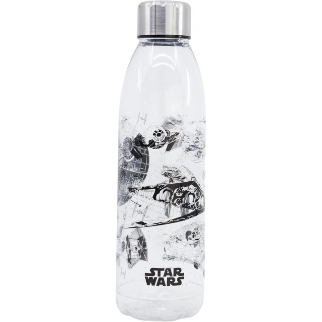 Botella de agua reutilizable de Tritan con diseño de Star Wars para niños 2