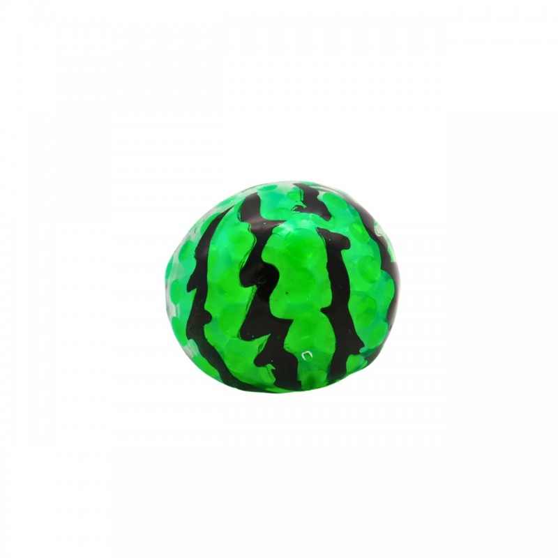 juguete antiestrés con forma de sandía de textura flexible