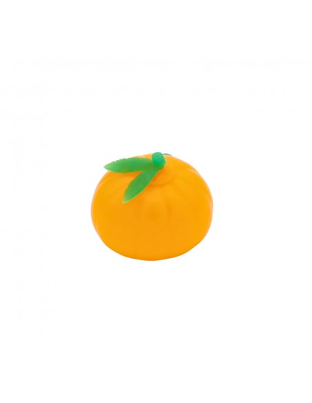 Fruta Splat Ball con diseño de naranja cítrica redonda de textura viscosa y elástica