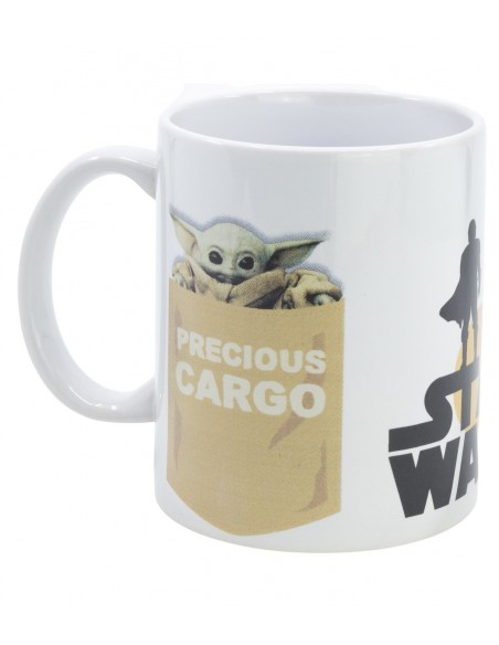 Taza Cerámica Baby Yoda "This is my Good Side" – Star Wars: The Mandalorian – 325 ml.
