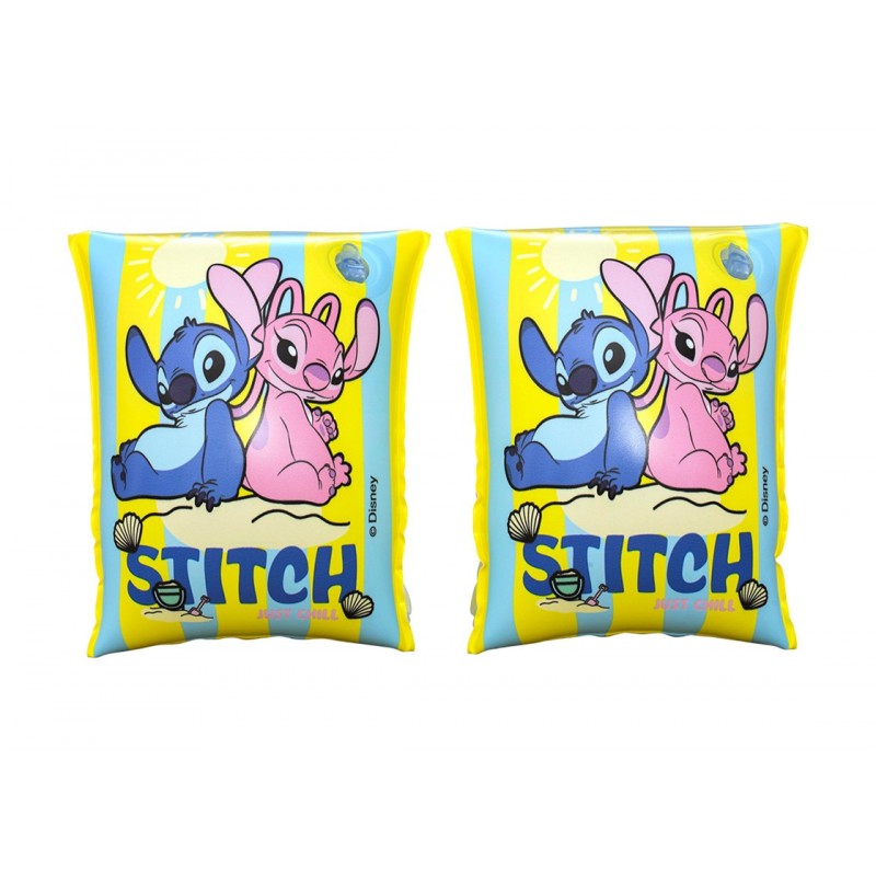 Manguitos de natación de Stitch y Angel para niños de 3 a 6 años