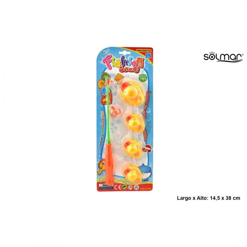 Juego Pesca Patos 5 Pcs. 38x14,5 CM.