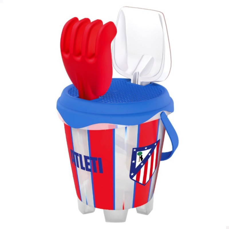 Cubo Playa Atlético de Madrid 18 CM. con 3 accesorios