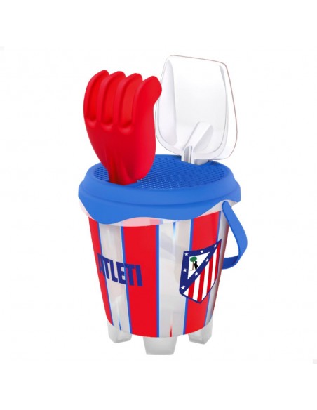 Cubo Playa Atlético de Madrid 18 CM. con 3 accesorios