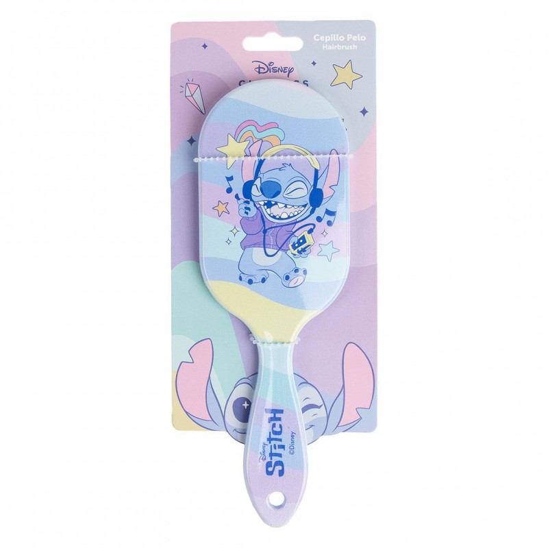 Cepillo para el pelo neumático de Stitch Disney Classics en blíster de presentación.