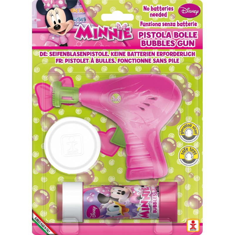 PISTOLA + TUBO POMPAS MINNIE 60 ML.